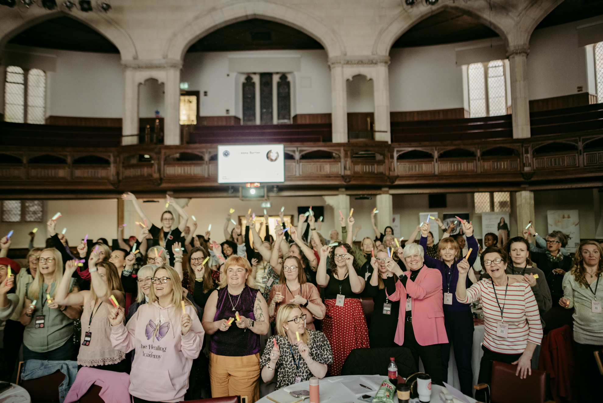 The whole room on its feet at the last Belfast event