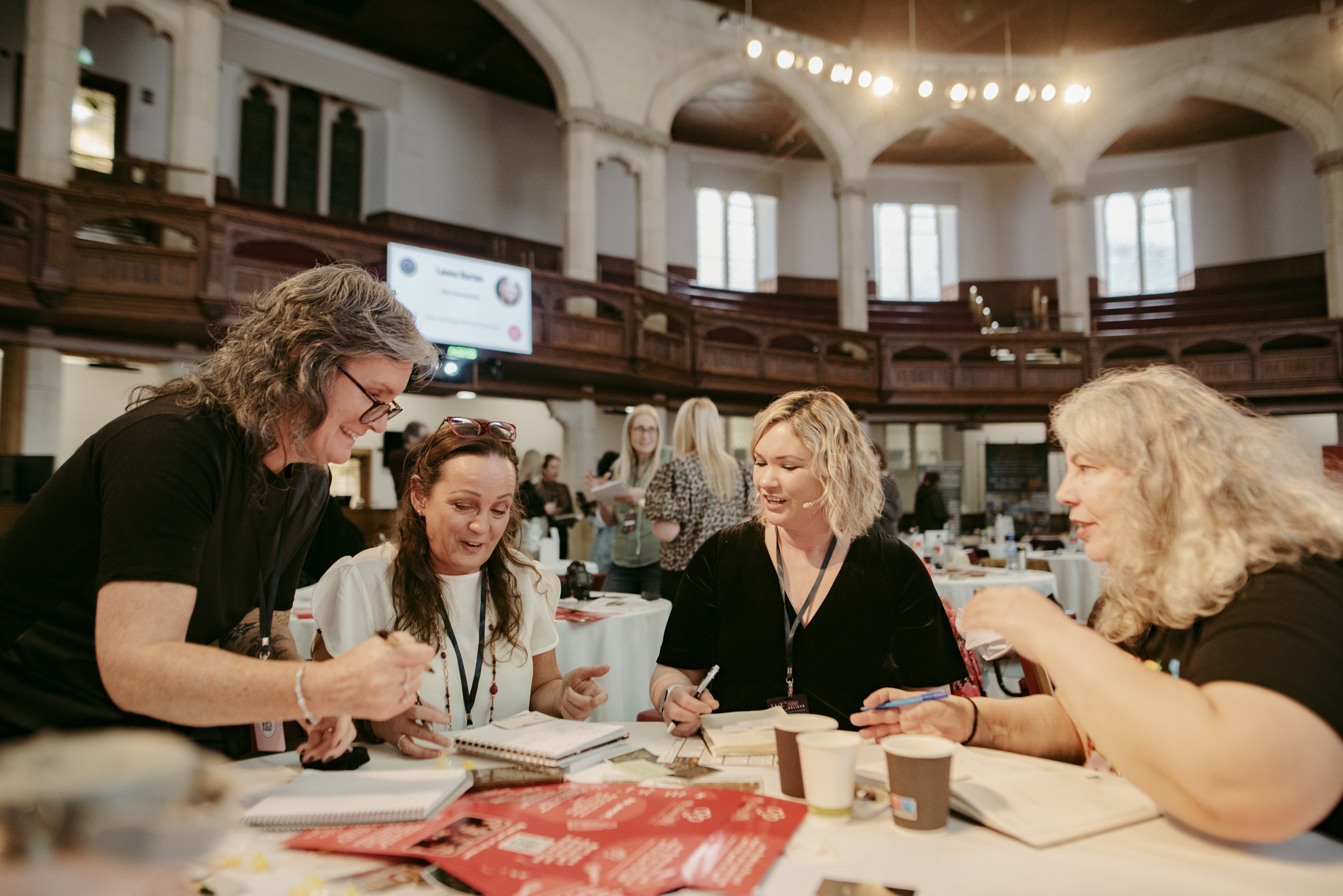 Round table conversations during a breakout session